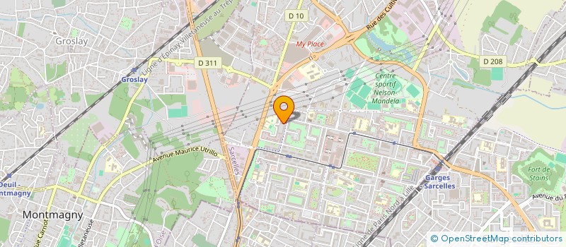 localisation de l'entreprise SK ISOLATION à SARCELLES
