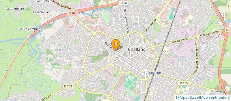 localisation de l'entreprise SK.LEDANOIS à CHALLANS