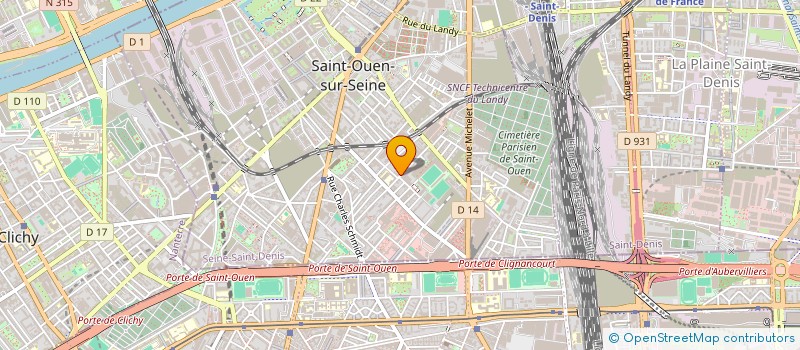 localisation de l'entreprise SK LOGISTIQUE à SAINT-OUEN-SUR-SEINE