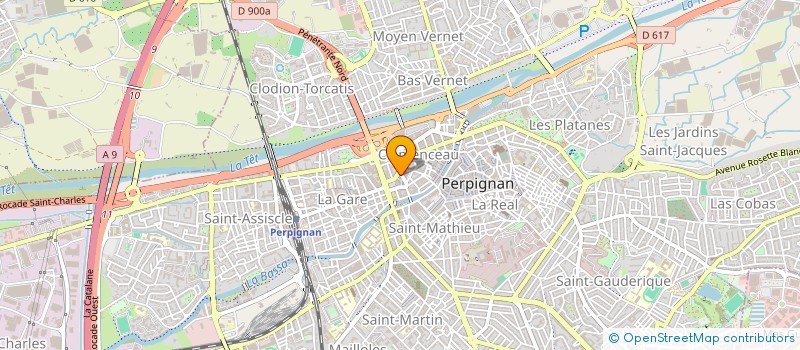 localisation de l'entreprise SK OPTIC  PERPIGNAN