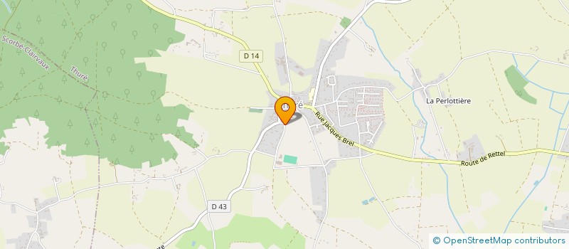 localisation de l'entreprise SK PARTNER  THURE