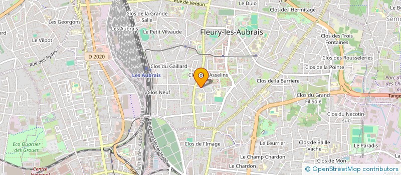 localisation de l'entreprise SK PERFORMANCE PARTNERS (SKP3)  FLEURY-LES-AUBRAIS
