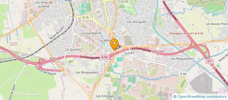 localisation de l'entreprise SK PISCINES à SALON-DE-PROVENCE