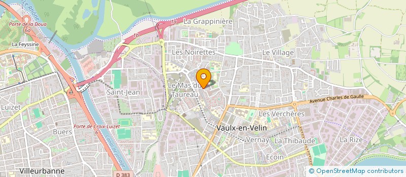 localisation de l'entreprise SK PLOMBERIE  VAULX-EN-VELIN