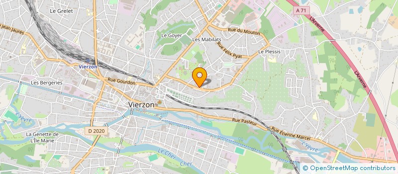 localisation de l'entreprise SK PRO  VIERZON