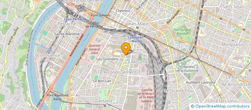 localisation de l'entreprise SK RENOUVELABLES 13  LYON