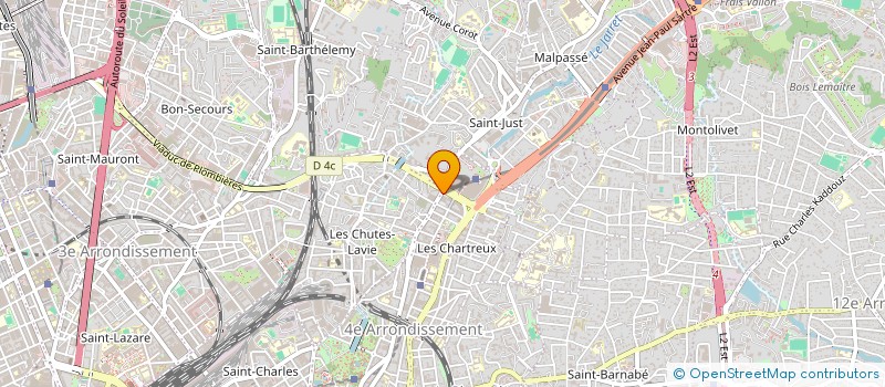 localisation de l'entreprise SK RENOVATION à MARSEILLE 4EME