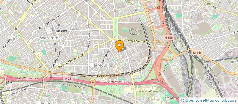 localisation de l'entreprise SK RESEAU à LILLE