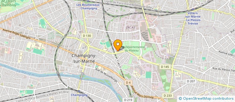 localisation de l'entreprise SK SERVICE à CHAMPIGNY-SUR-MARNE