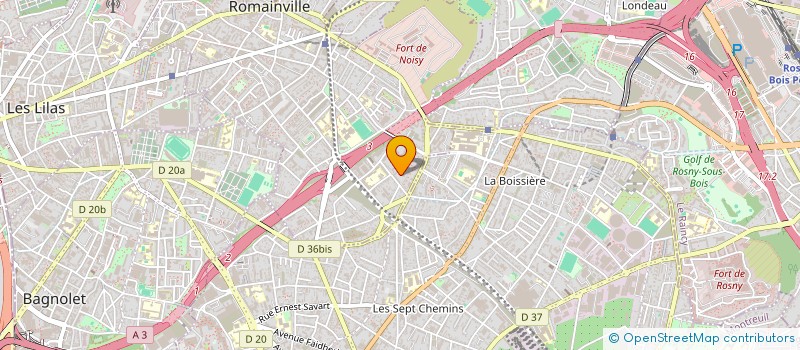 localisation de l'entreprise SK SERVICES & PROPRETE à ROMAINVILLE