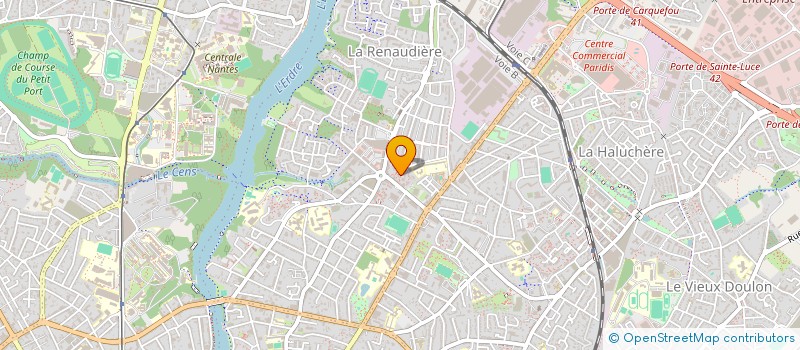 localisation de l'entreprise SK TAXI à NANTES