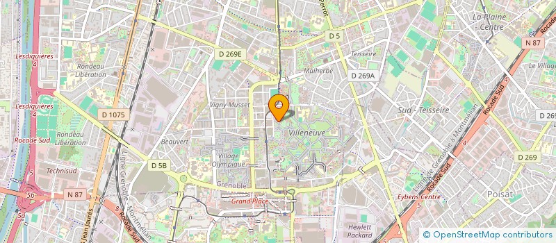 localisation de l'entreprise SK TEAM  SAINT-MARTIN-LE-VINOUX