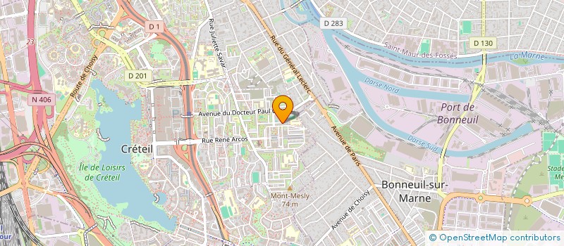 localisation de l'entreprise SK TRANSPORT  CRETEIL