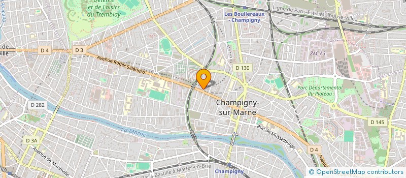 localisation de l'entreprise SK TRANSPORTS à CHAMPIGNY-SUR-MARNE