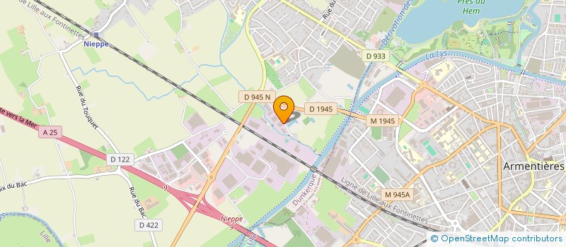 localisation de l'entreprise SK TRUCKS à NIEPPE