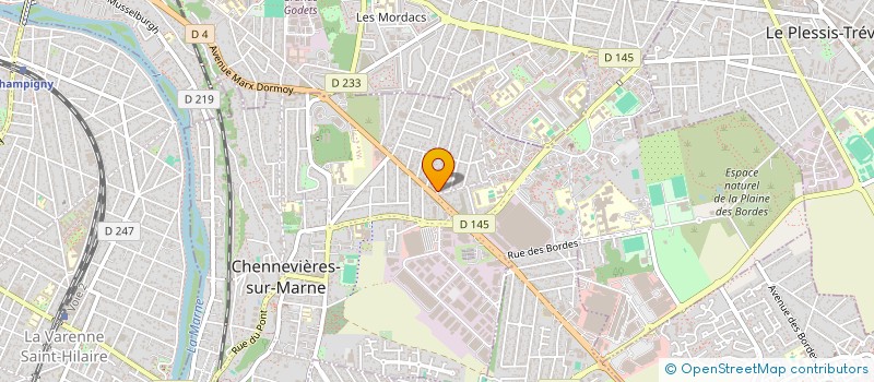 localisation de l'entreprise SK YOGA PILATES  CHENNEVIERES-SUR-MARNE