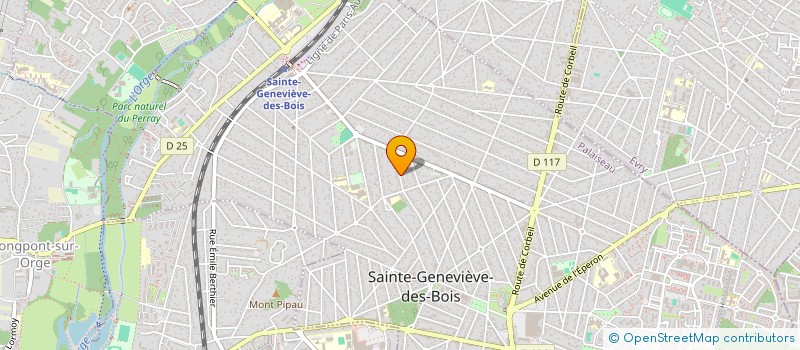 localisation de l'entreprise SK2A  SAINTE-GENEVIEVE-DES-BOIS