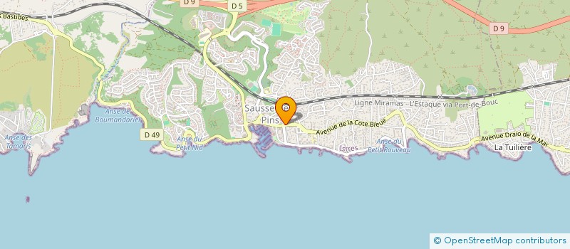 localisation de l'entreprise SK2L à SAUSSET-LES-PINS