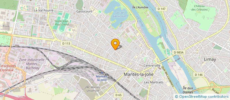 localisation de l'entreprise SK2M  MANTES-LA-JOLIE