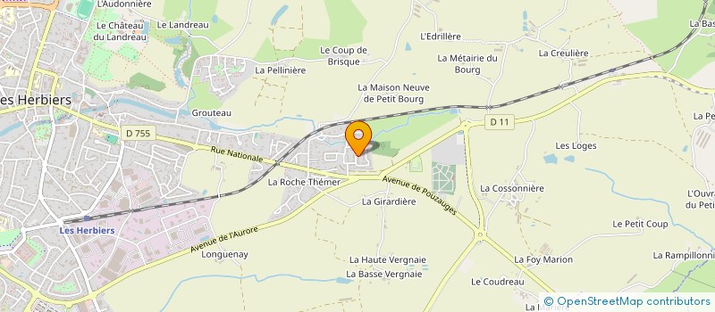 localisation de l'entreprise SK3P HOLDING  LES HERBIERS