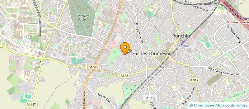 localisation de l'entreprise SKA CONSEILS & EXPERTISE  FACHES-THUMESNIL