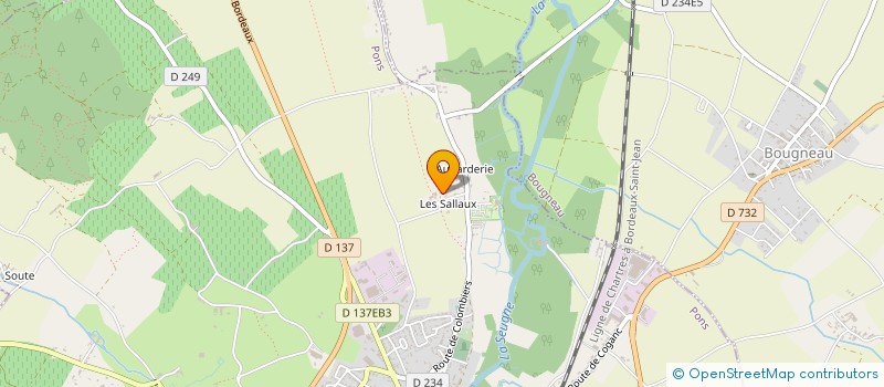 localisation de l'entreprise SKABEN à PONS