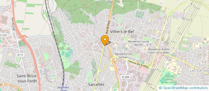 localisation de l'entreprise SKABTER  VILLIERS-LE-BEL