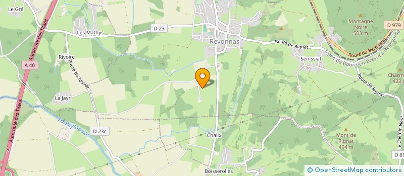 localisation de l'entreprise SKAC  REVONNAS