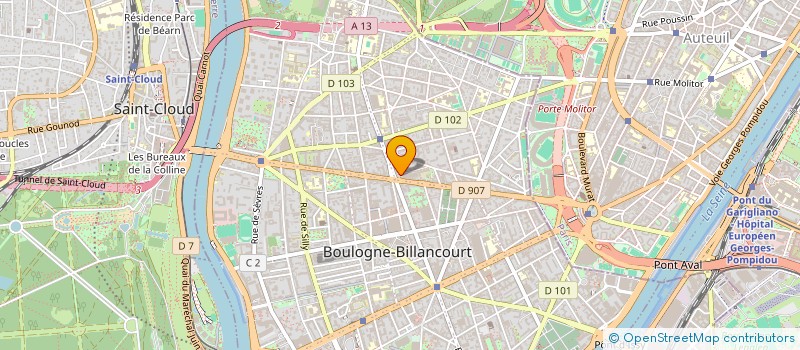 localisation de l'entreprise SKAD à BOULOGNE-BILLANCOURT