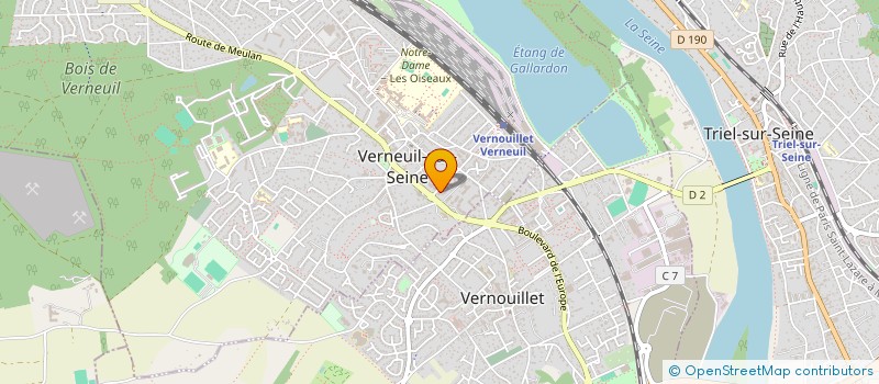 localisation de l'entreprise SKADEO à POISSY