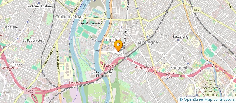 localisation de l'entreprise SKADI à TOULOUSE
