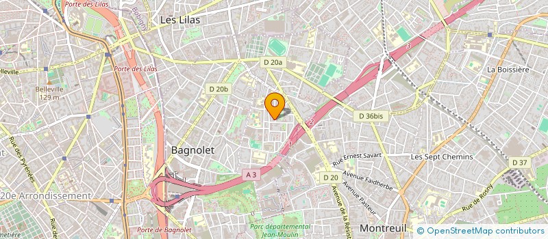 localisation de l'entreprise SKAF CONSULTING à BAGNOLET