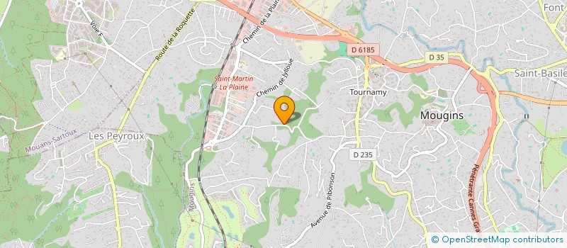 localisation de l'entreprise SKAFTE IMMOBILIER à MOUGINS