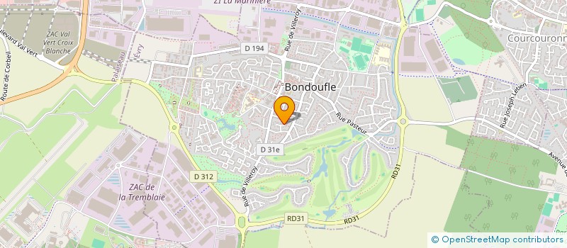 localisation de l'entreprise SKALEYA  BONDOUFLE