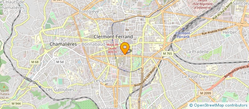 localisation de l'entreprise SKALPER'S  CLERMONT-FERRAND