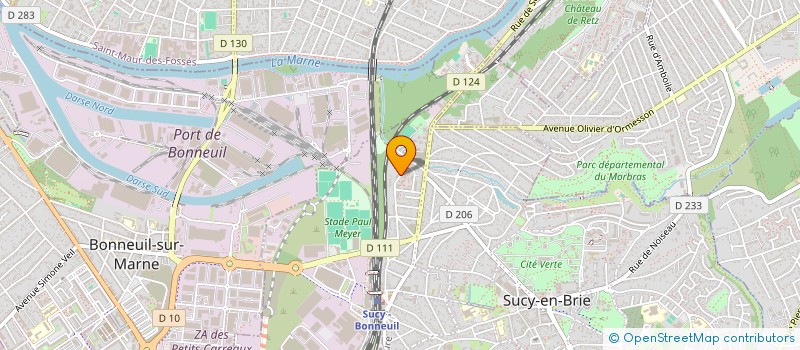 localisation de l'entreprise SKAM TRANSPORT  SUCY-EN-BRIE