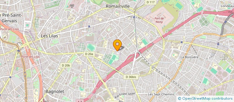 localisation de l'entreprise SKANDRIVE à BAGNOLET