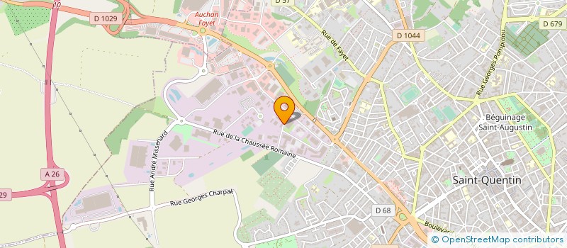 localisation de l'entreprise SKAP à SAINT-QUENTIN