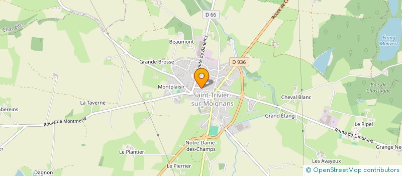 localisation de l'entreprise SKAP'AMENAGEMENT  SAINT-TRIVIER-SUR-MOIGNANS