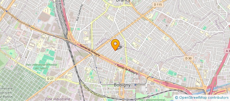 localisation de l'entreprise SKAS  BOBIGNY