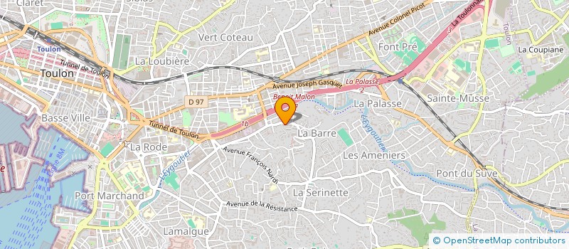 localisation de l'entreprise SKAT  TOULON