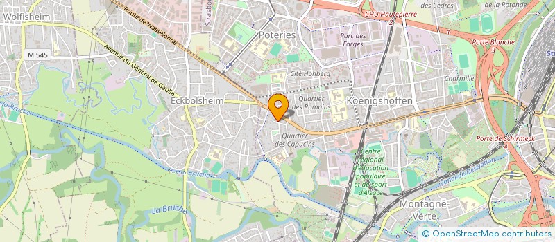 localisation de l'entreprise SKAT A KOENIGSHOFFEN à STRASBOURG