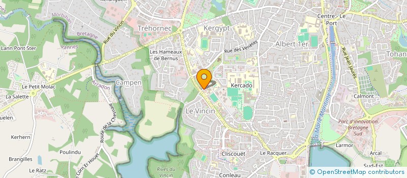 localisation de l'entreprise SKATE VANNES à VANNES