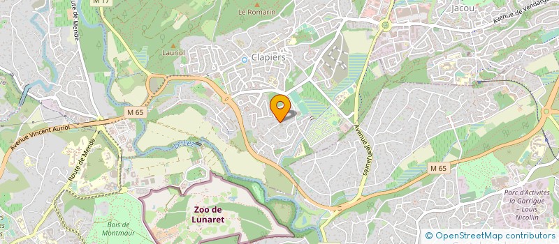 localisation de l'entreprise SKATEPARK SERVICE CONSEIL  CLAPIERS