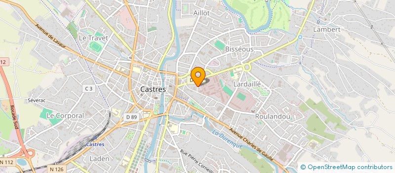 localisation de l'entreprise SKBH  CASTRES