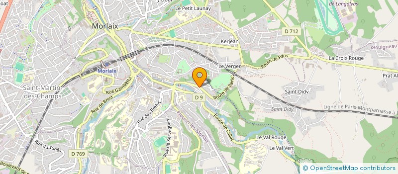 localisation de l'entreprise SKCA  MORLAIX