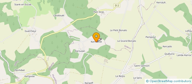 localisation de l'entreprise SKCMR  PLUMELIAU-BIEUZY