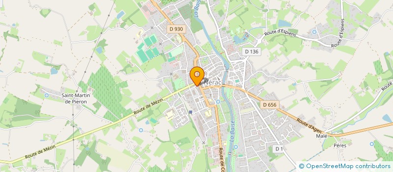 localisation de l'entreprise SKD  NERAC