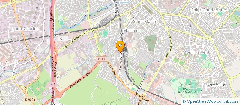 localisation de l'entreprise SKD 66  PERPIGNAN