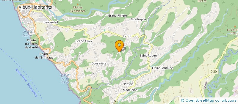 localisation de l'entreprise SKDAX  VIEUX-HABITANTS
